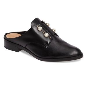 EUC Schutz Jaine Imitation Pearl Embellished Mule